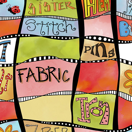 Whimsical Quilter Quilters Lingo Patchwork