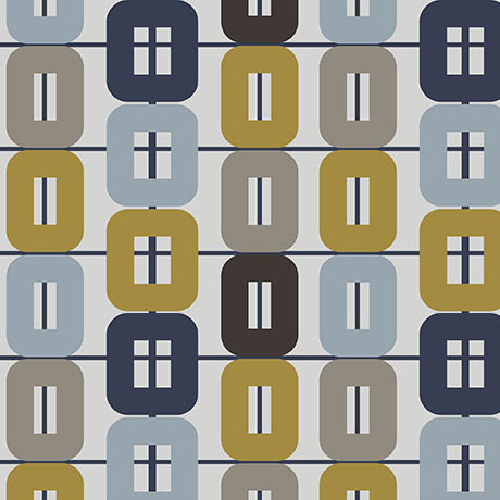 Modern Refinement - Rounded Box Geo - Lt Gray