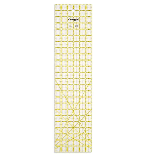 Omnigrip 6" x 24" Non-Slip Quilting Ruler by Omnigrid