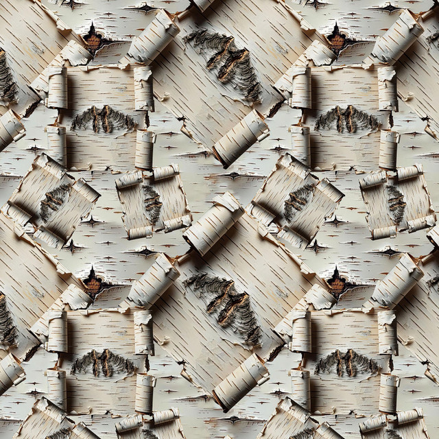 Babies of the Wild - Tree Bark Texture - Light Grey