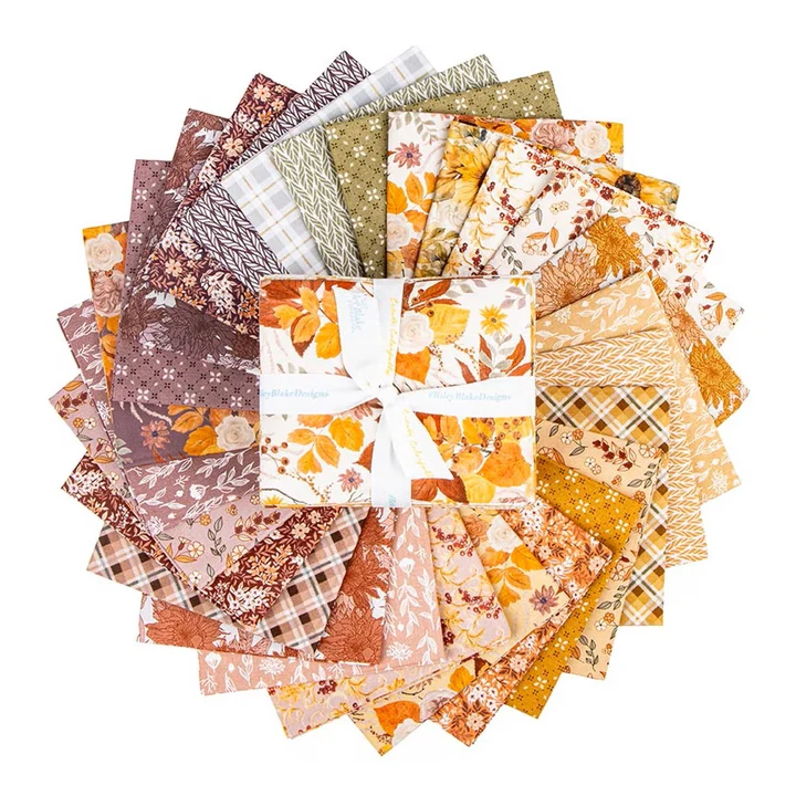 Precut Designer - Evening on the Prairie - Fat Quarter Bundle, 27 Pieces