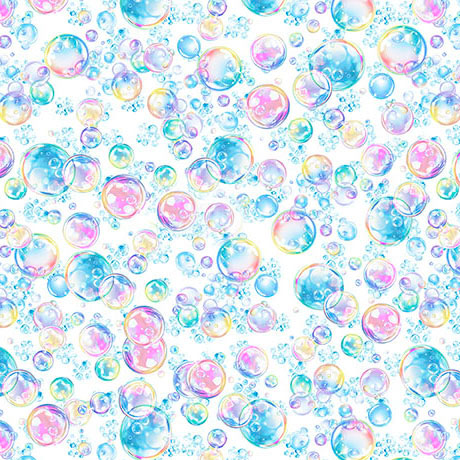 QT Cuties 3 - Bubbles - White