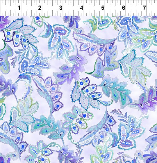 Daydreams - Periwinkle Large Leaves - Periwinkle