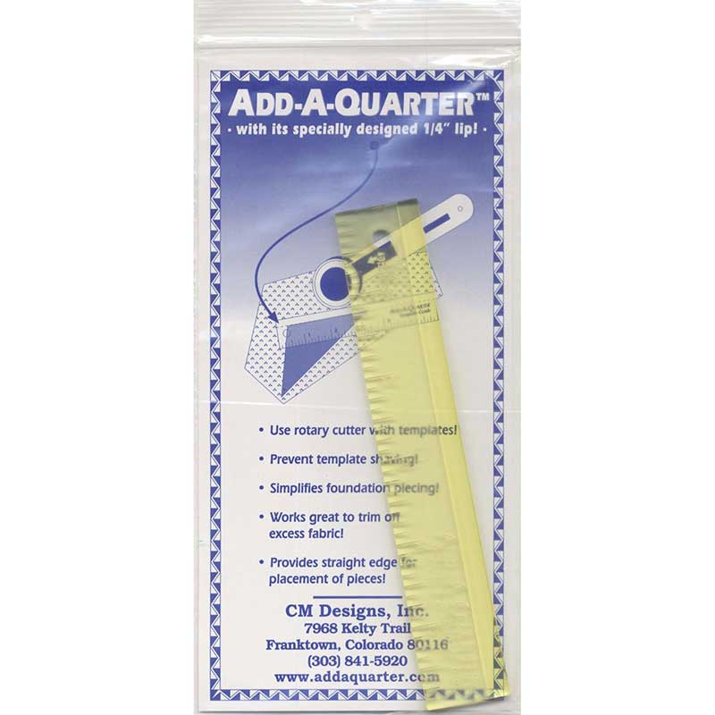 Add-a-Quarter Ruler 1" x 6"