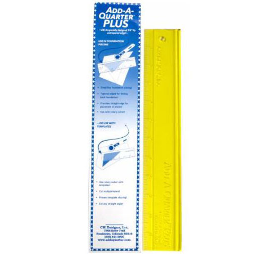 Add-a-Quarter Plus Ruler 1.5" x 12"